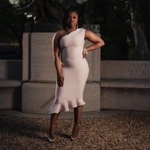 One Shoulder Elegant Bandage Dress